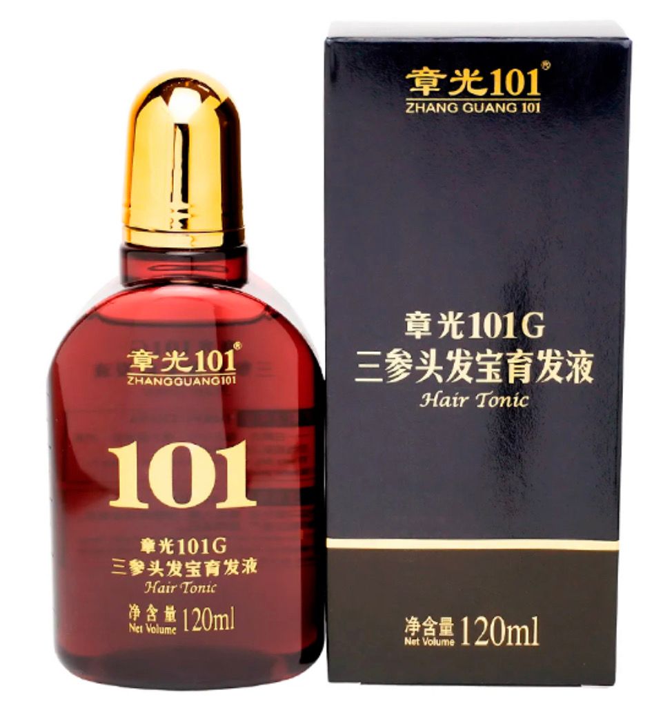 Тоник "101G Hair Tonic" серии Zhangguang (Чжангуан) от облысения по андрогеному, наследственному и себорийному типу 120 мл