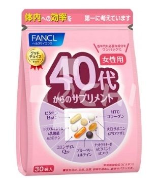 Комплексные витамины Фанкл для женщин 40+ (30 дн.) / FANCL / Японский БАД/ СКИДКА/Срок до 04.2026 г.