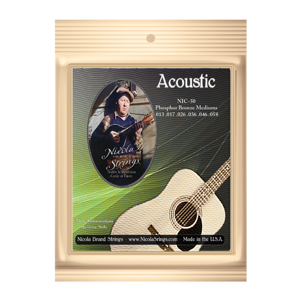 Acoustic - NIC50 - Heavy Mediums - Phosphor Bronze - Single Pack
