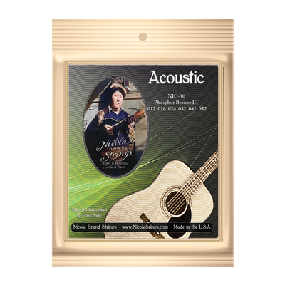 Acoustic - NIC30 - Light - Phosphor Bronze - Single Pack