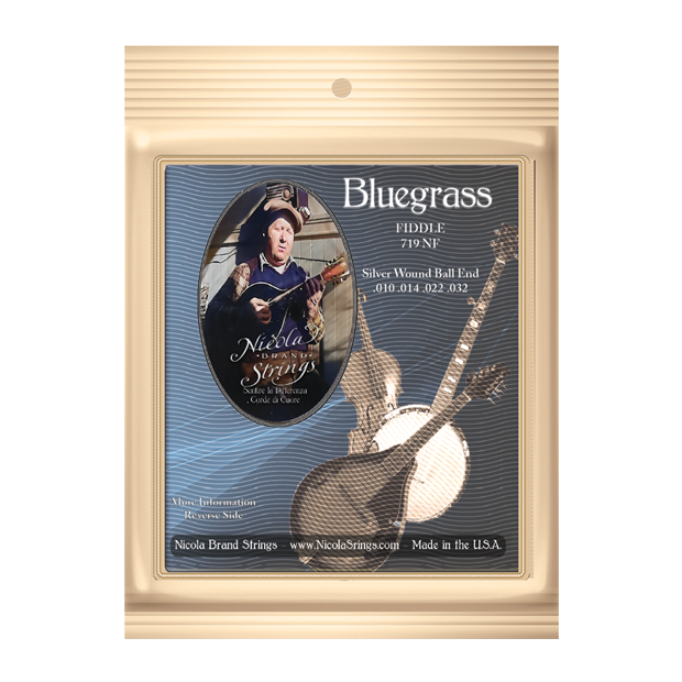 Bluegrass Fiddle 719NF - Silver Plated - Wound - Single Pack