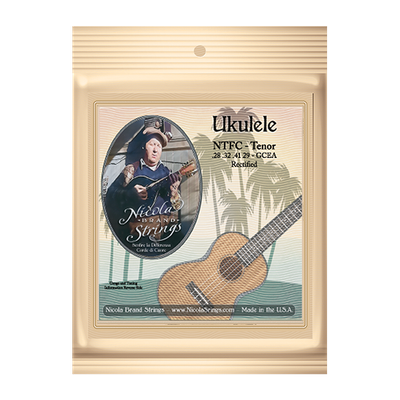 Ukulele NTFC Tenor - Rectified Clear Nylon - Single Pack