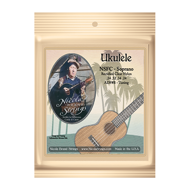 Ukulele NSFC - Soprano - Rectified Clear Nylon - Single Pack