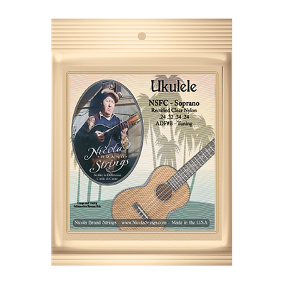 Ukulele NSFC - Soprano - Rectified Clear Nylon - Single Pack