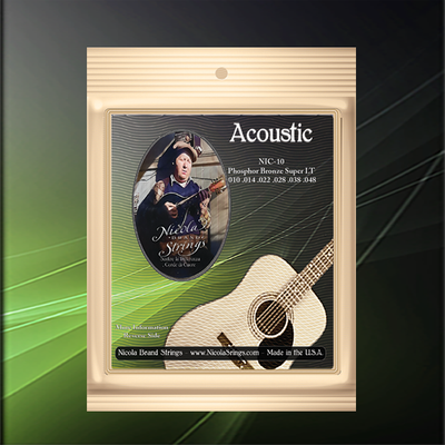 Acoustic - NIC10 - Super Light - Phosphor Bronze - Single Pack