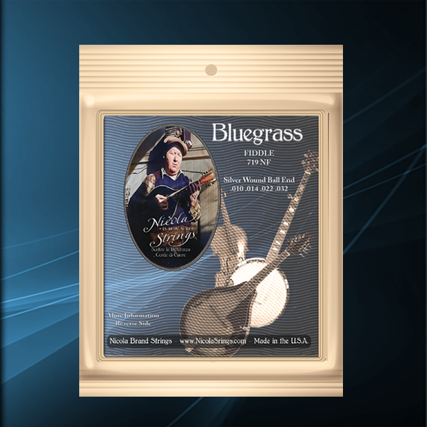 Bluegrass Fiddle 719NF - Silver Plated - Wound - Single Pack