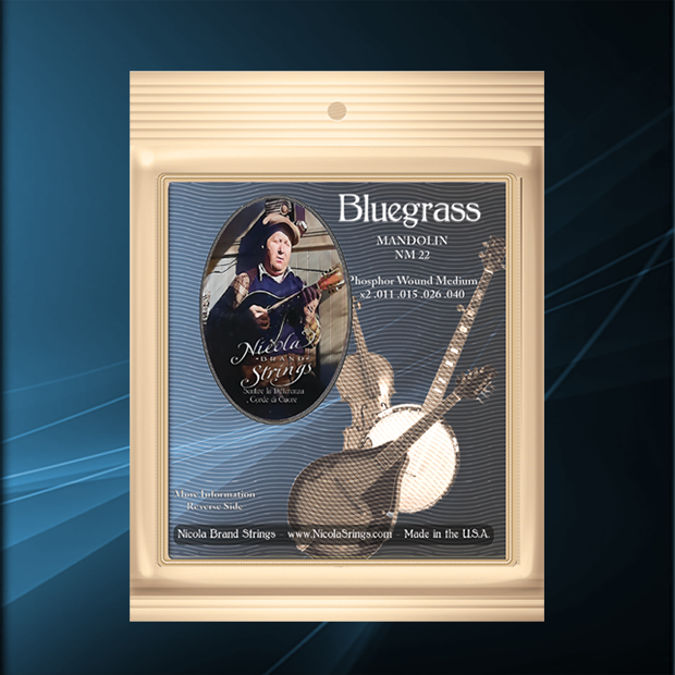 Bluegrass Mandolin NM22 - Mediums - Loop End - Phosphor Bronze - Single Pack