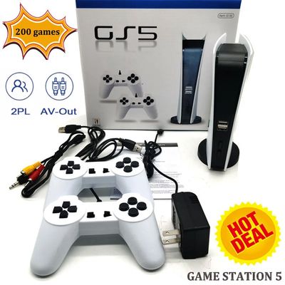 GS5 Games Conssole 8 bit USB Games player with 200 classic Games