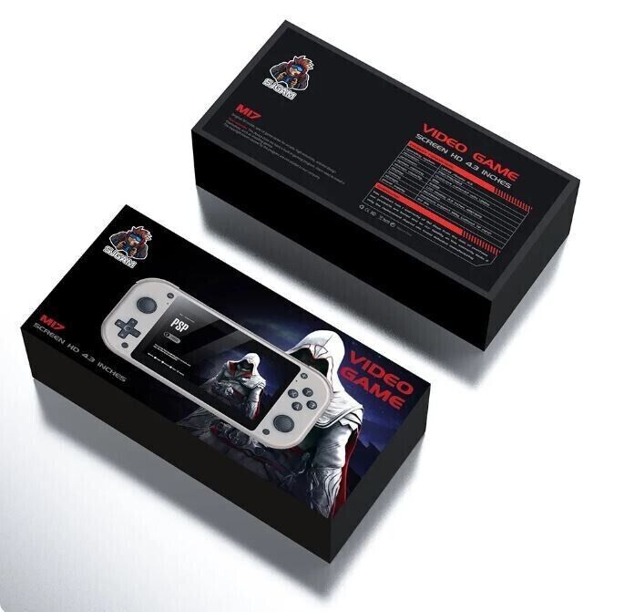 M17 Retro Handheld Game Console Game Player (64G) 15000+ GAMES