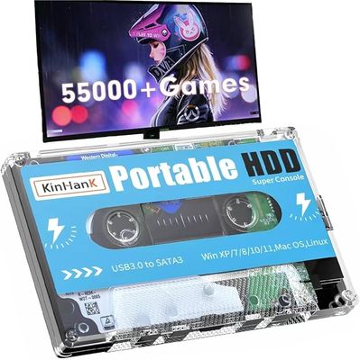 KINHANK 500GB Portable Retro Game Hard Drive