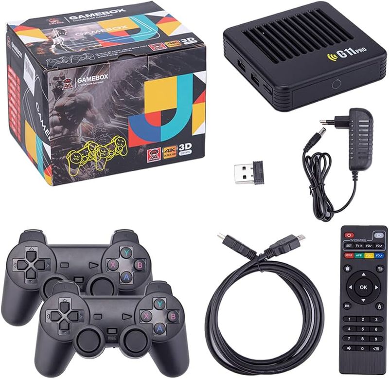 G11 Pro Game Box Console, 4k, Wifi, 40000 Games