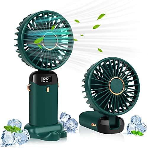 K8  Mini Rechargable  Portable  fan 10000mAh Digital Display