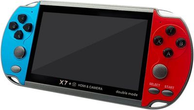 New Updates X7 Plus Handheld Game Console 5.1Inch HD Screen with HD camera