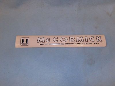 IH McCormick Decal 13 Inches Long