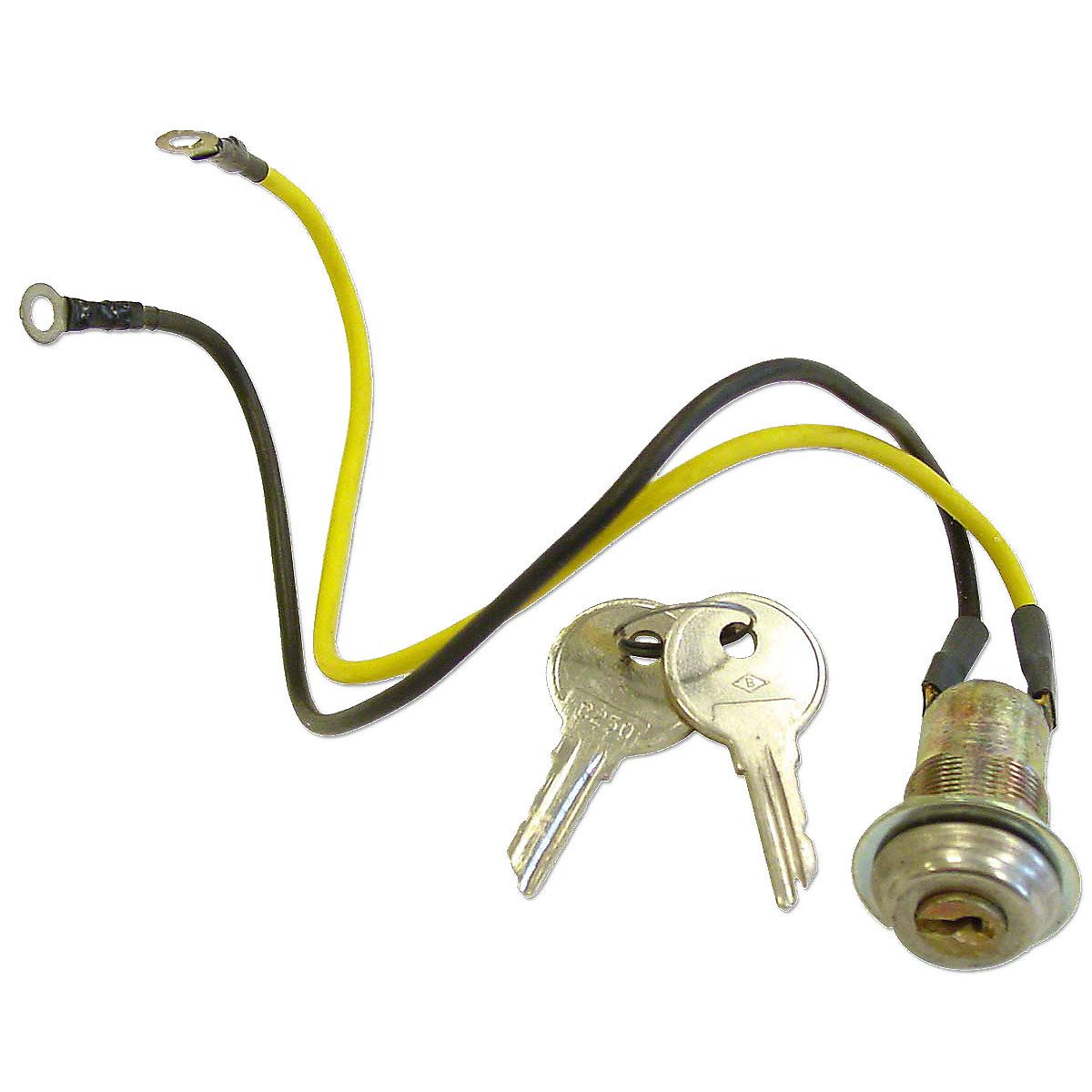 Ignition / Key Switch w/ (2) Keys &amp; Mounting Nut ABC065