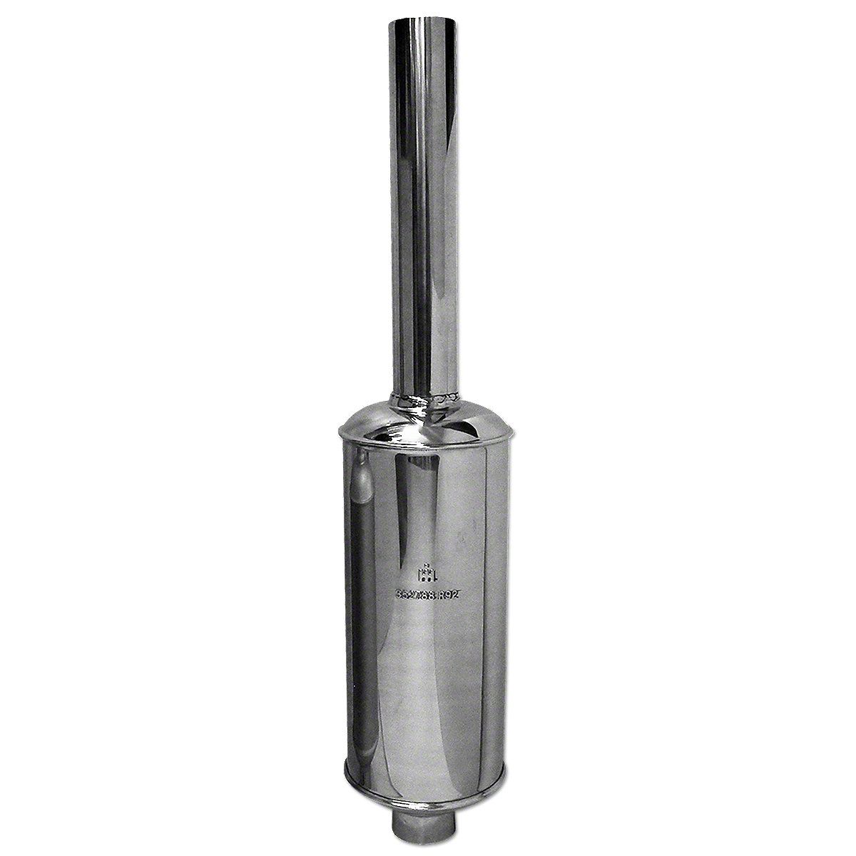 Show Quality Stainless Steel Muffler, Farmall M, Super M, 400, 450 IHS1926