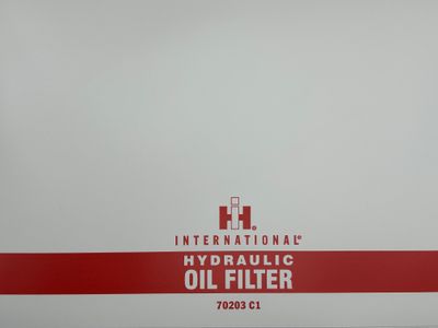 Hydraulic OIL Filter Wrap Red