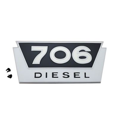 Side Emblem, Farmall / IH 706 Diesel, 381555R1 IHS722