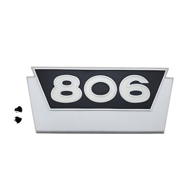 Side Emblem, Farmall / IH 806 Gas, 381557R1 IHS724