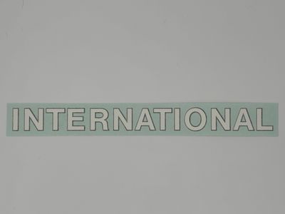 International Decal 8 1/2&quot; Long X 1/2&quot; Tall