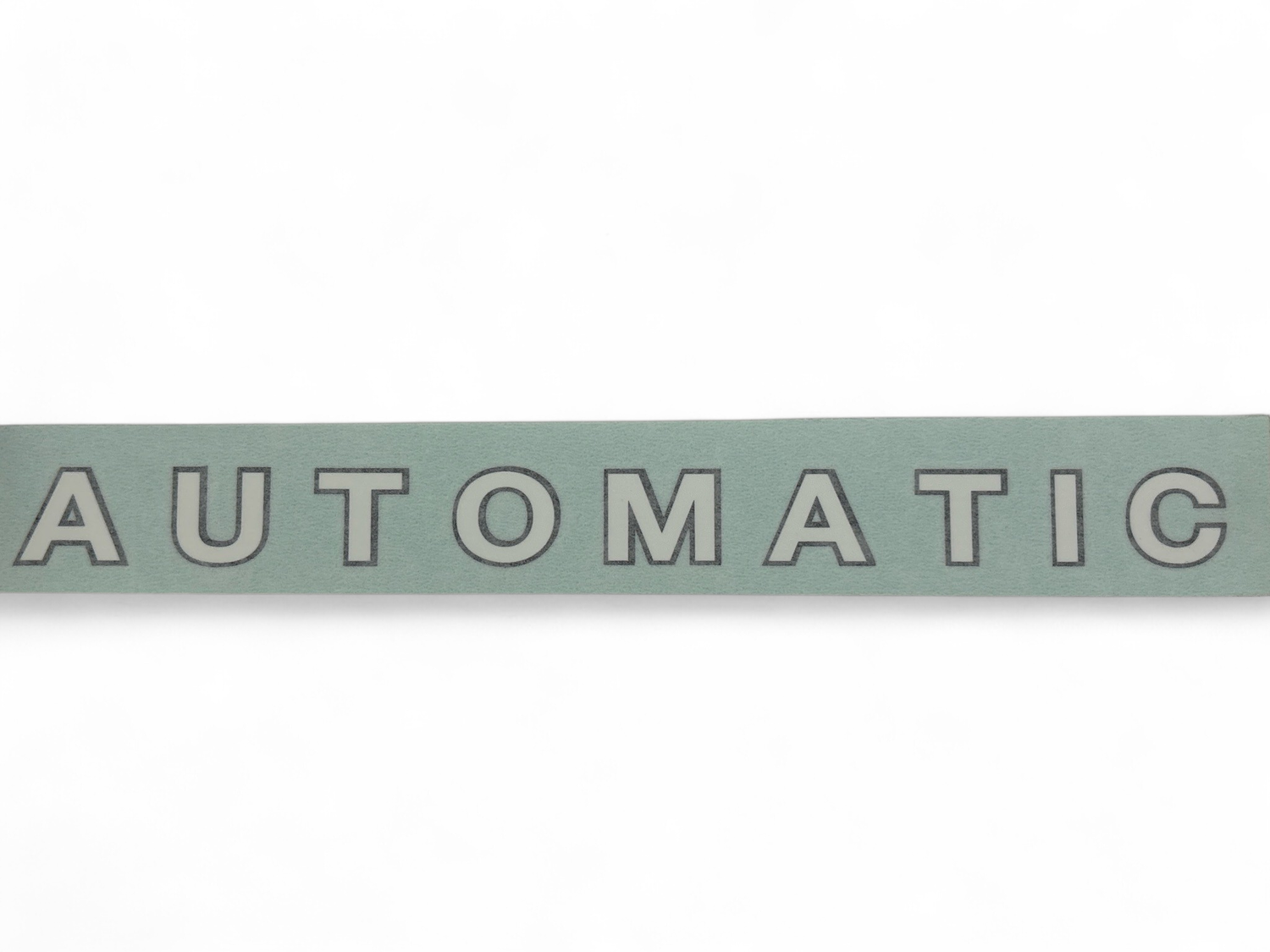 Plow Decal: AUTOMATIC