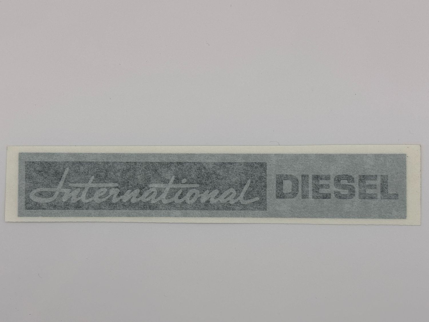 International Diesel Decal