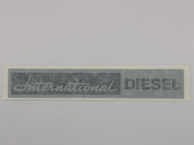 International Diesel Decal