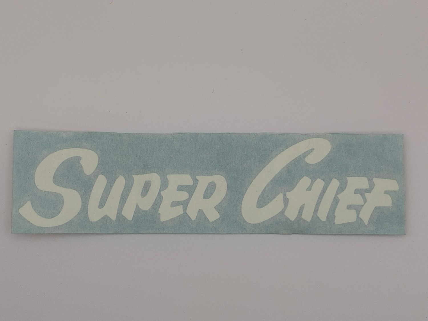 Super Chief Decal White
