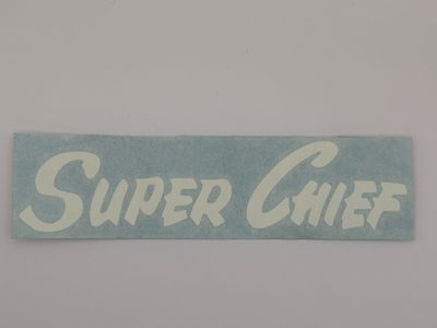 Super Chief Decal White