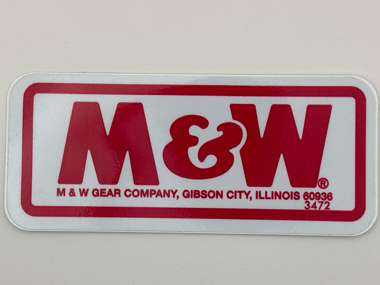 M&amp;W Decal