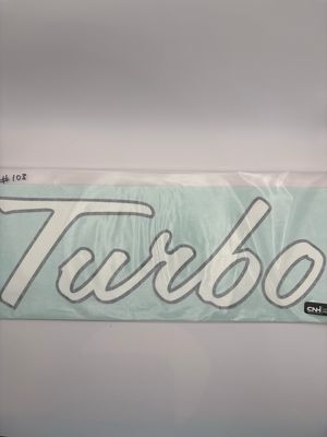 International Farmall Turbo Decal (black/white-set of 2)