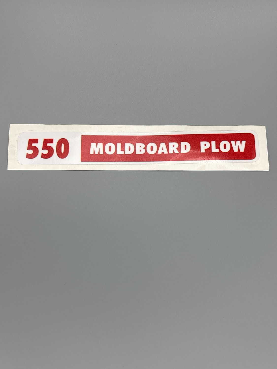 550 Moldboard Plow Decal