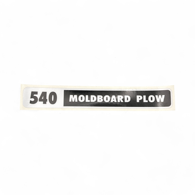 540 Moldboard Plow Decal-Black