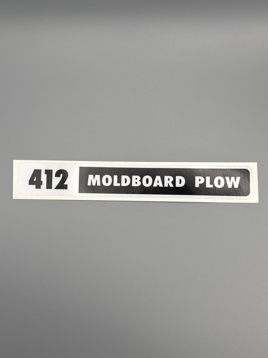 412 Moldboard Plow Decal