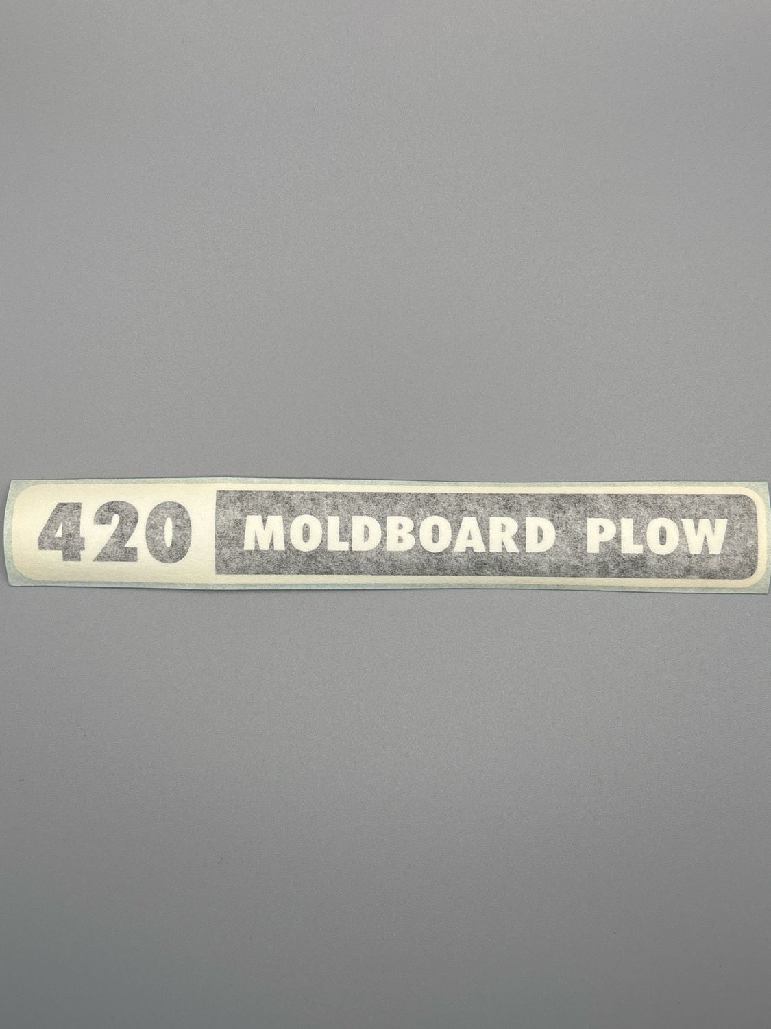 420 Moldboard Plow Decal