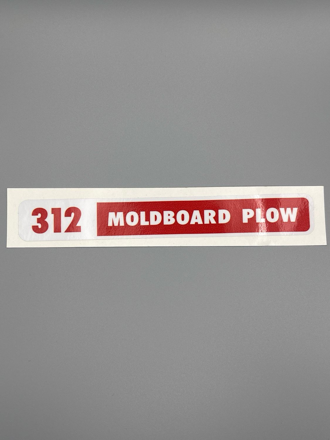 312 Moldboard Plow Decal