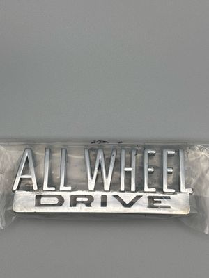 All Wheel Drive Emblem