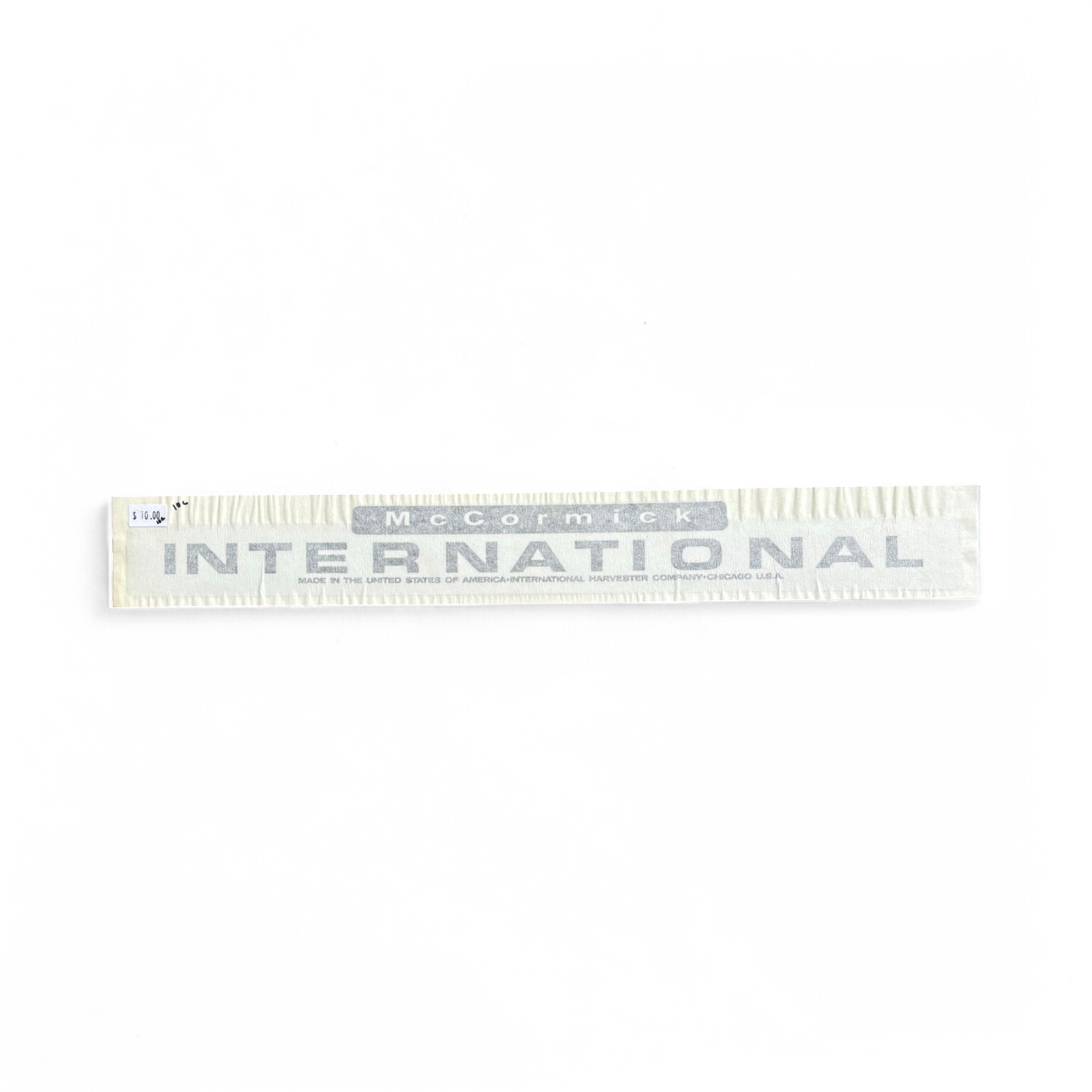McCormick International Decal 17 5/8 Long