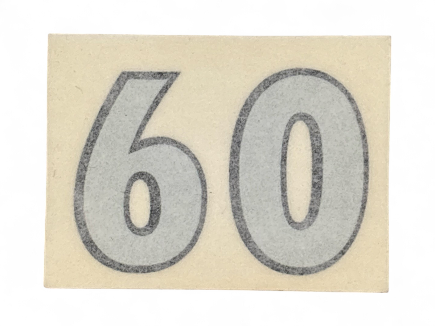 60 Plow Decal
