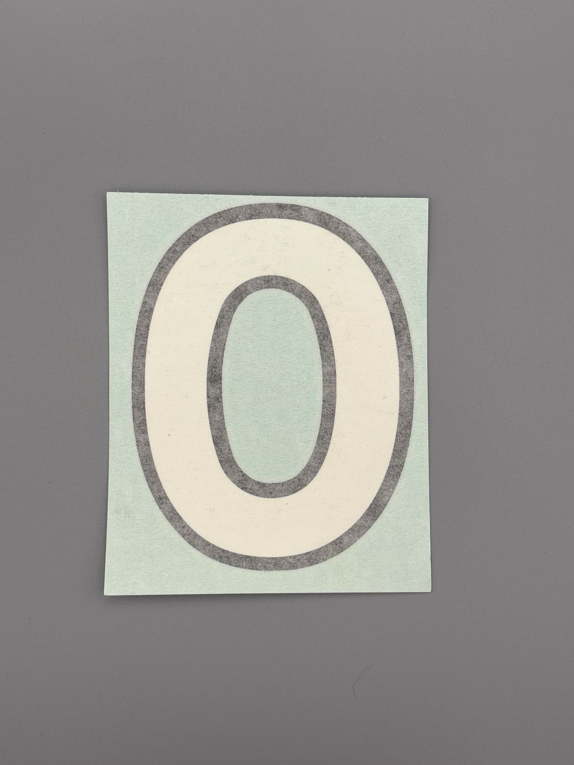 Decal “ 0 ”