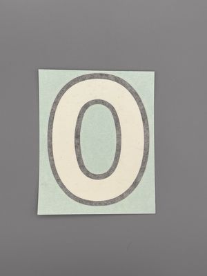 Decal “ 0 ”