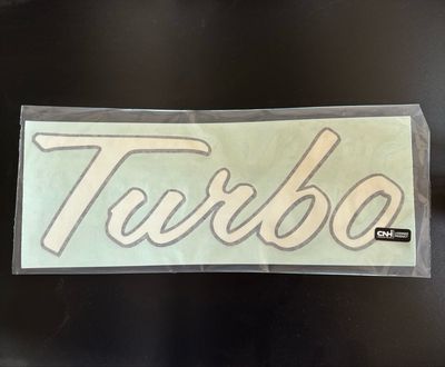 International Farmall Turbo Decal (black/white-set of 2)