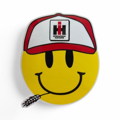 IH Smiley Face Decal 10 X12 "
