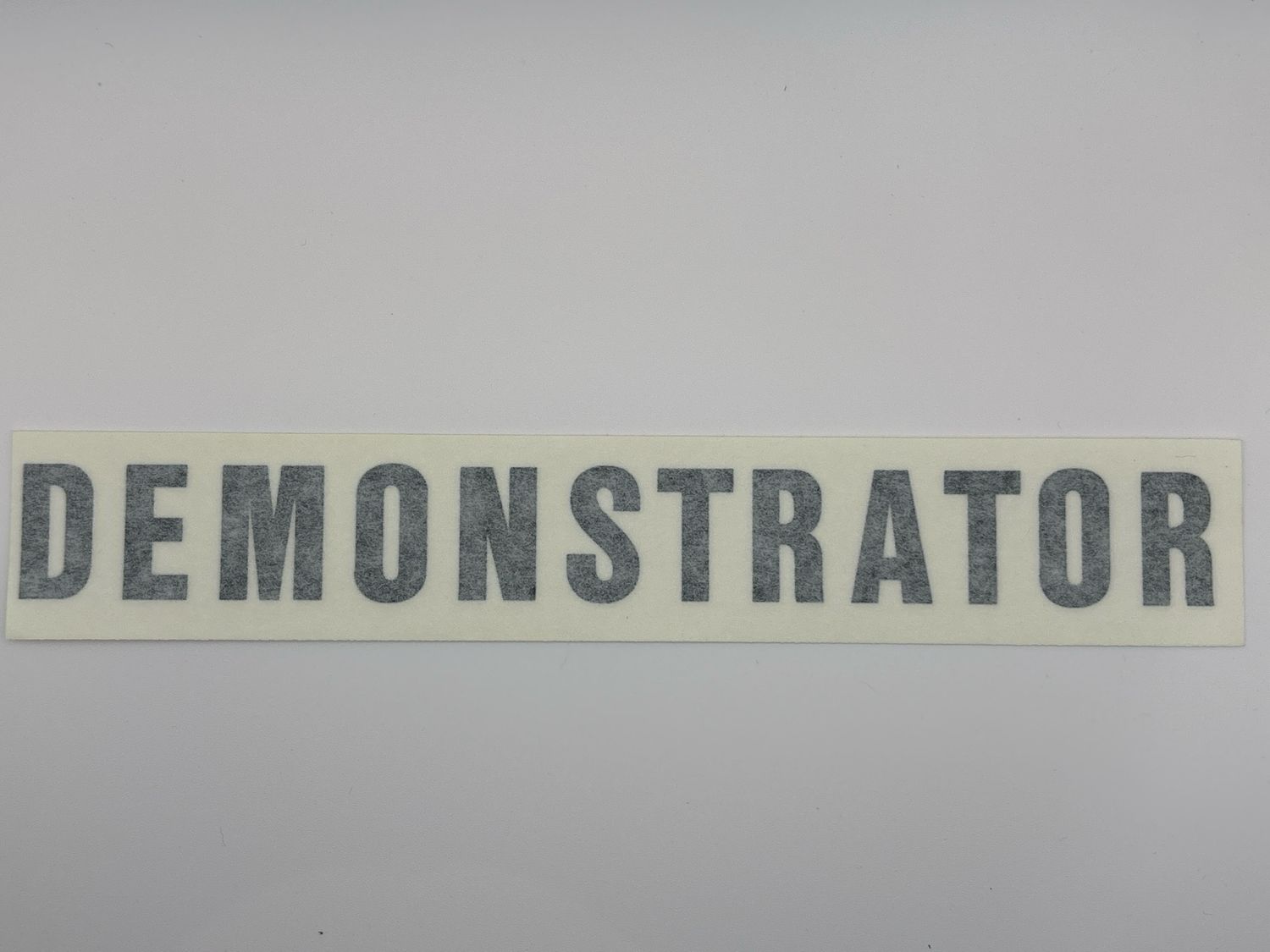 Demomstrator Decal Fits: All 1970 Demonstrators