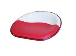 HM Pan Seats - 4-Bolt Mount, Red and White Vinyl