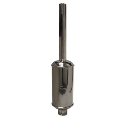 Show Quality Stainless Steel Muffler, Farmall H, Super H, 300, 350