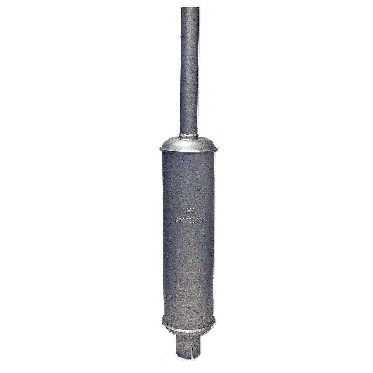 Restoration Quality Muffler Painted, Farmall: A, B, C, Super A, Super C, 100, 130, 200, 230  -  360720R91