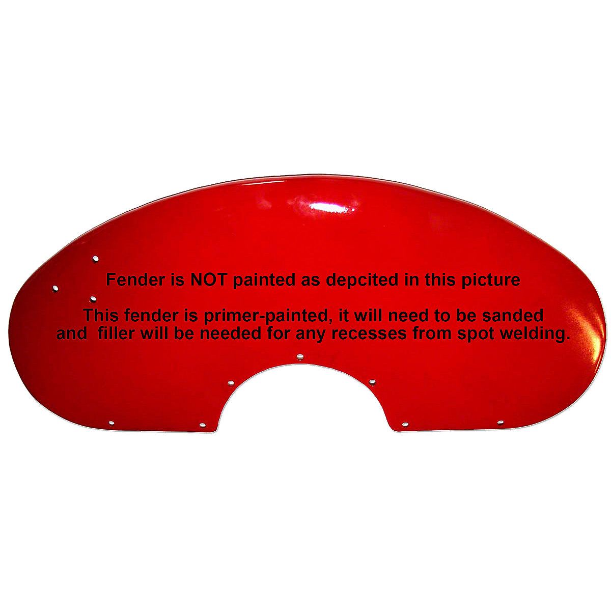 Left-Hand Fender for Super A, Super AV, 100, 130, 140