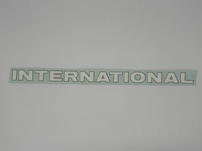 International Decal 23 1/2 Long X 1 7/16 Tall