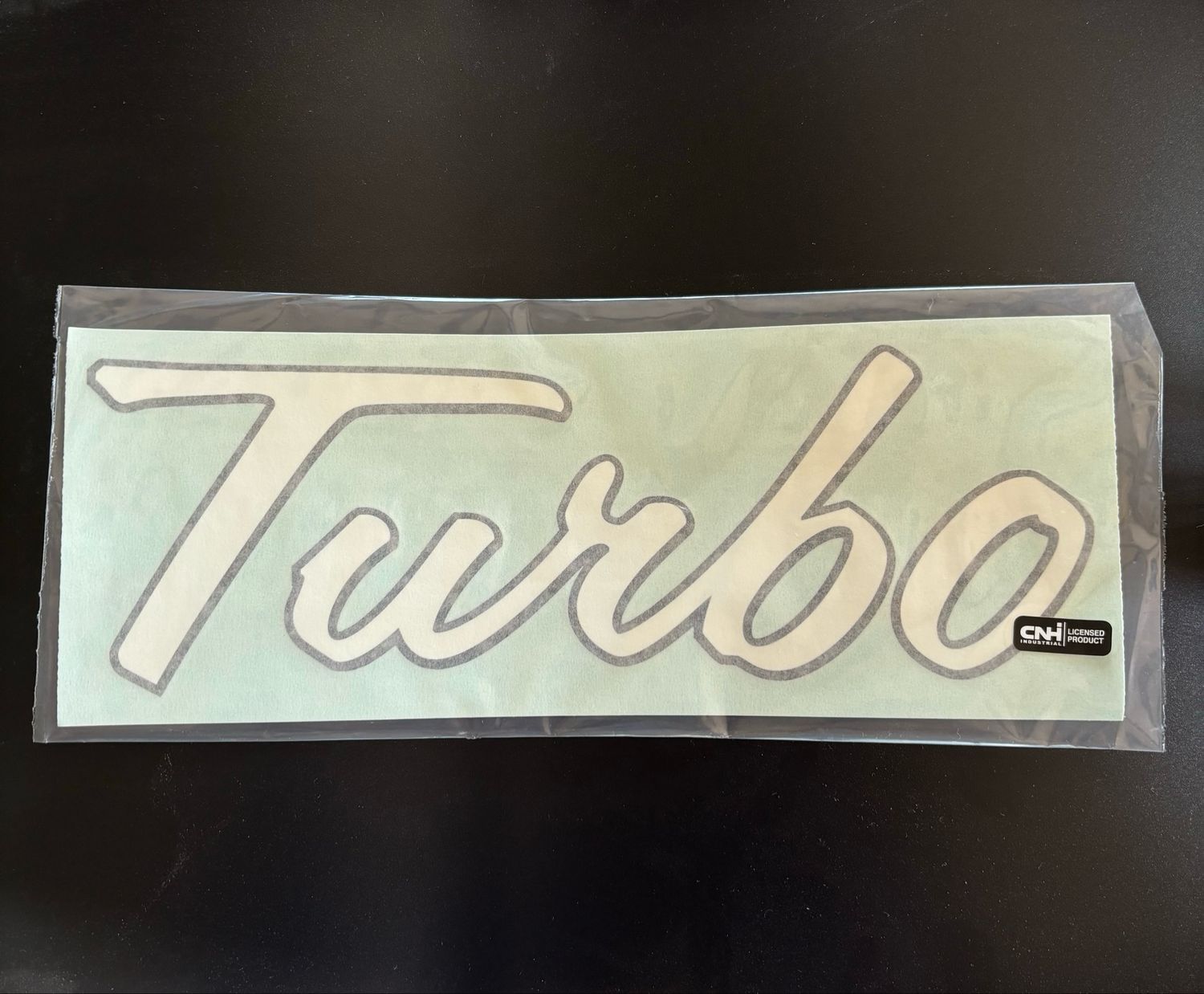 International Farmall Turbo Decal (black/white-set of 2)